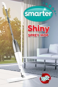 Shıny Sprey Mop (BEYAZ) Mop Paspas Temizlik Seti